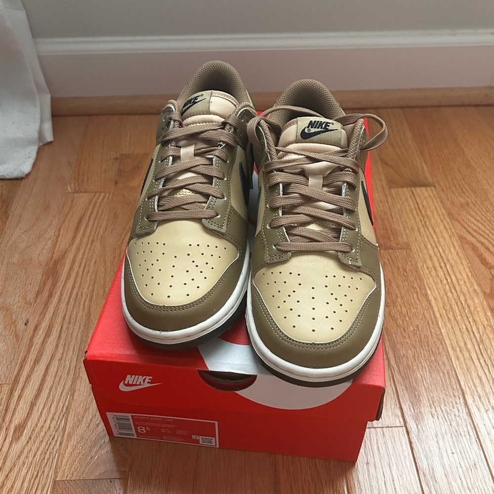 New W Nike Dunk Low dark driftwood 8.5